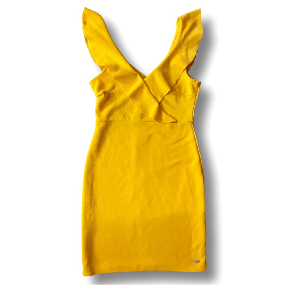 Mini summer yellow dress xs from Guess